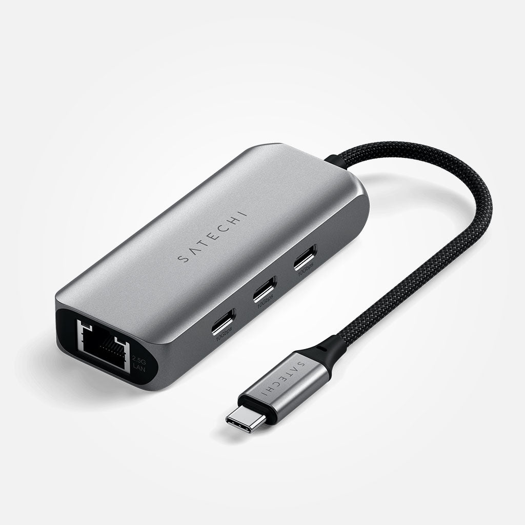 Hub USB-C 4 en 1 con Ethernet Gigabit 2.5 - Satechi