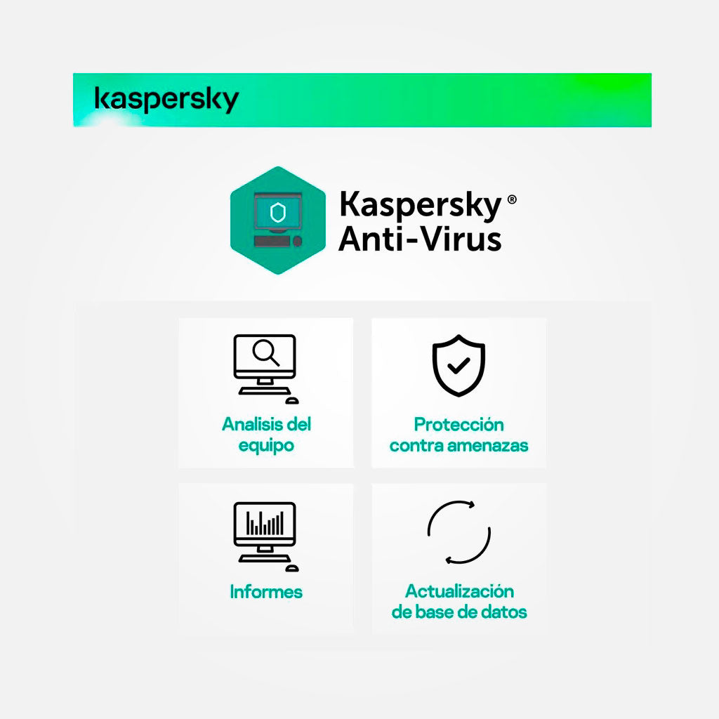 Antivirus Kaspersky Esencial 1 PC, Licencia por 1 Año, Blister